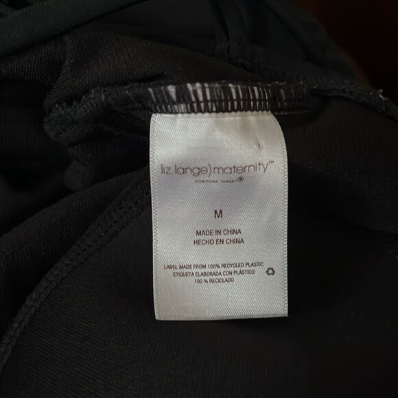 LIZ LANGE MATERNITY One Piece
SWIMSUIT Beaded Lattice Back, black size M - Picture 11 of 11